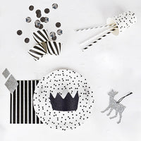 Tissue & Foil Confetti - Black