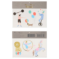 Circus Temporary Tattoos