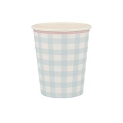 Gingham Cups
