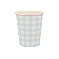 Gingham Cups