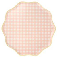 Gingham Plate - Large