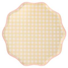 Gingham Plate - Large