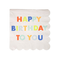 Happy Birthday To You Napkins - Small