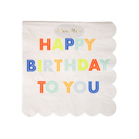 Happy Birthday To You Napkins - Small