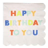 Happy Birthday To You Napkins - Large