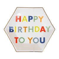 Happy Birthday To You Plates - Small
