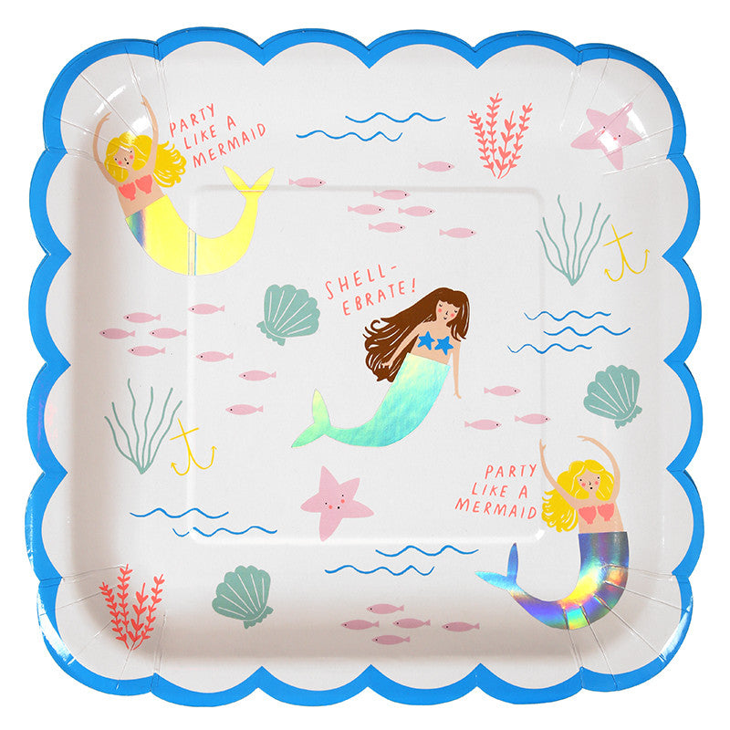 Let's Be Mermaids Plates