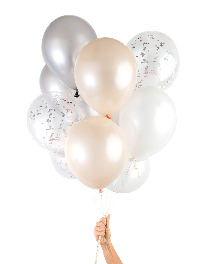 Blush Copper Party Balloons