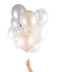 Blush Copper Party Balloons