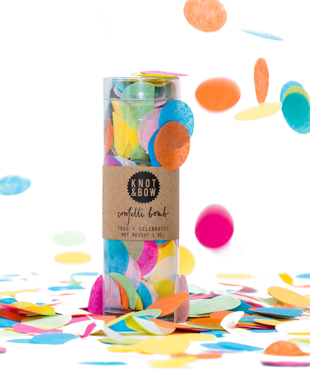 Multicolor Confetti Tube