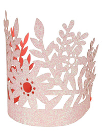 Pink Glitter Crown