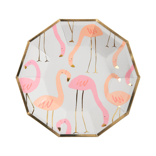 Flamingo Print Plates - Small