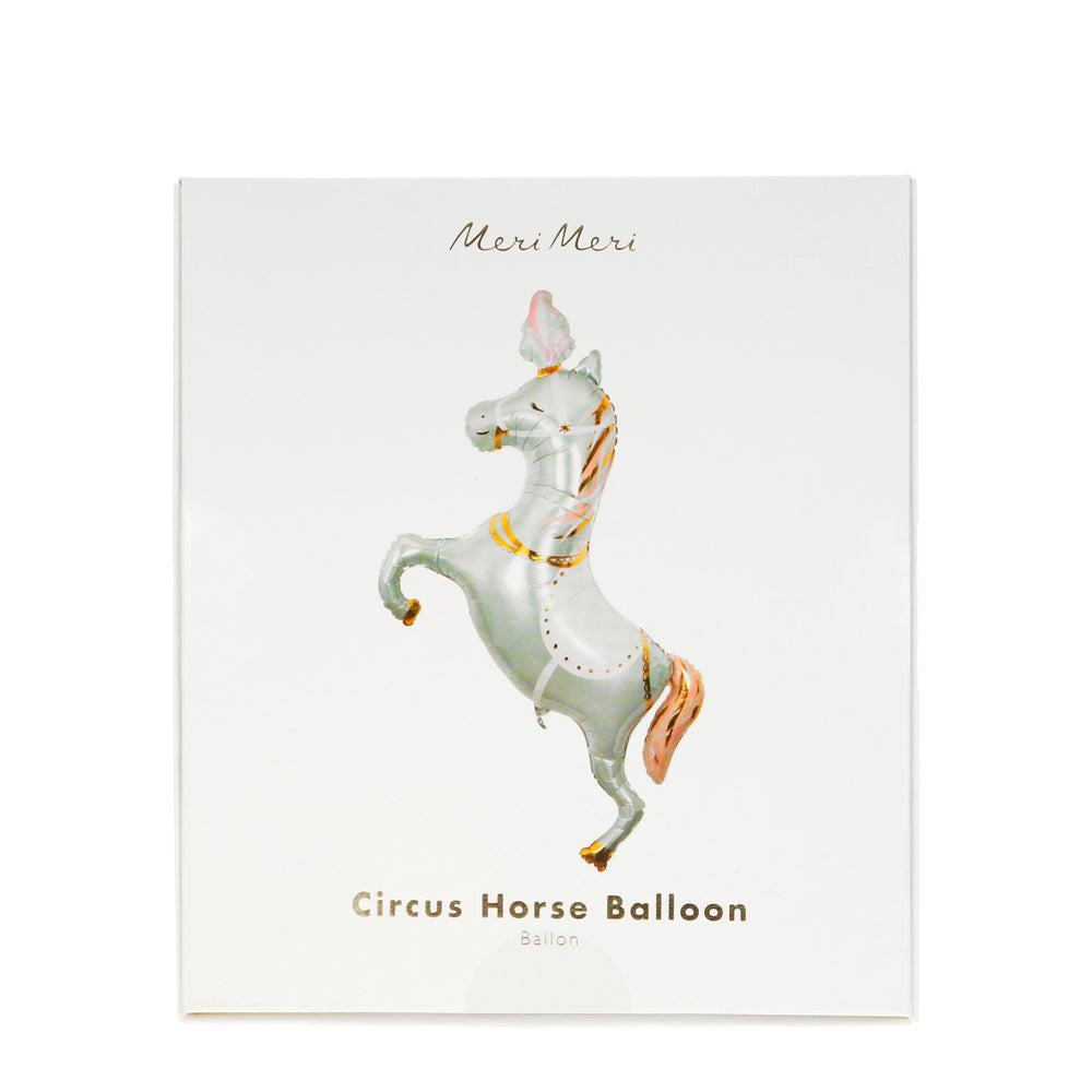 Circus Stallion Foil Balloon