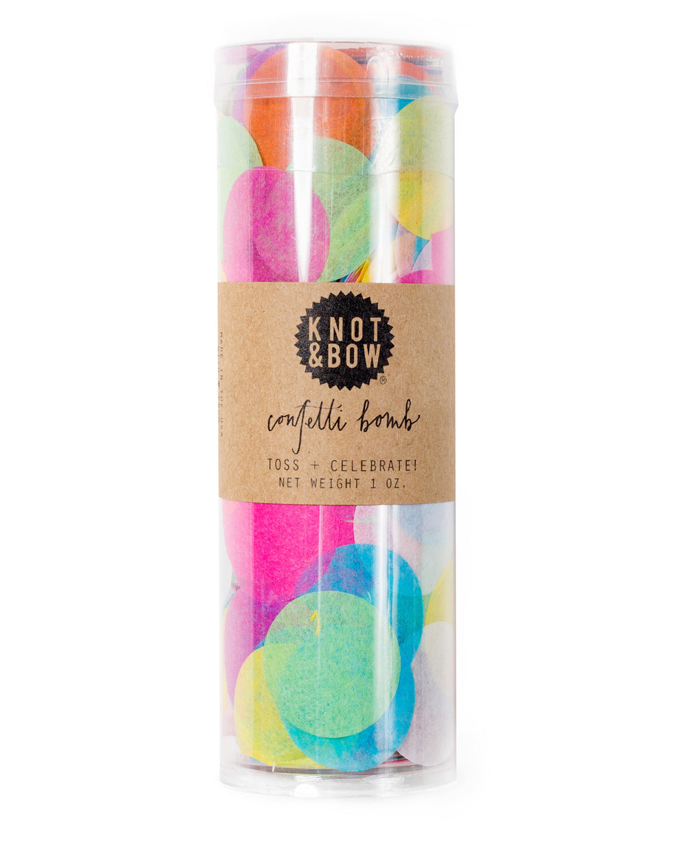 Multicolor Confetti Tube