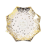 Gold Confetti Plates - Small