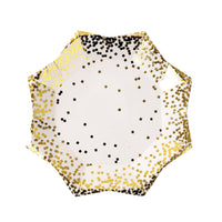 Gold Confetti Plates - Small