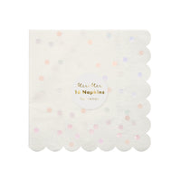 Iridescent Spot Napkins - Small