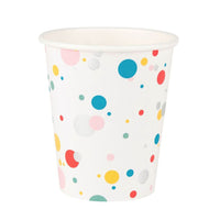 Multicolored Bubbles Party Cups