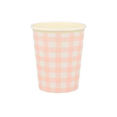 Gingham Cups