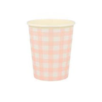 Gingham Cups
