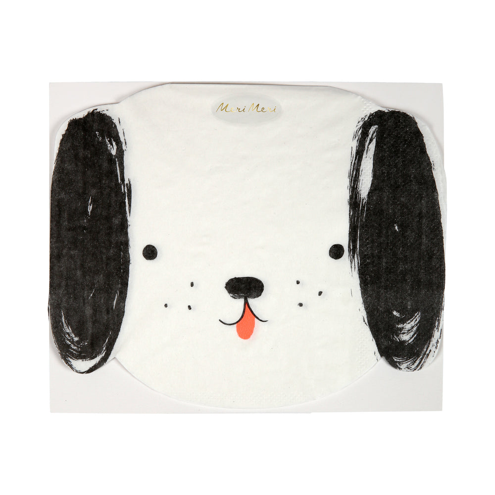 Dog Napkins - Black and White