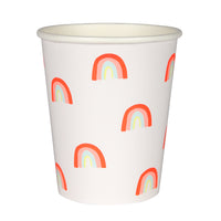 Neon Rainbow Cups
