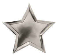 Star Plates - Silver Foil
