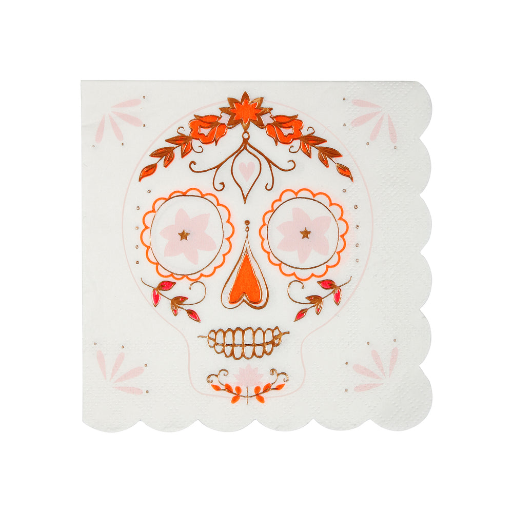 Sugar Skull Napkins - Small