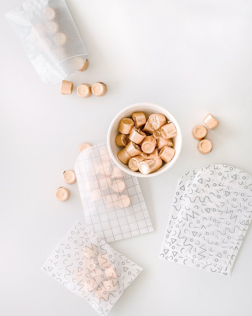 Windowpane Glassine Treat Bags