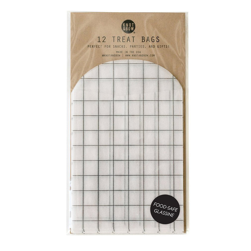 Windowpane Glassine Treat Bags