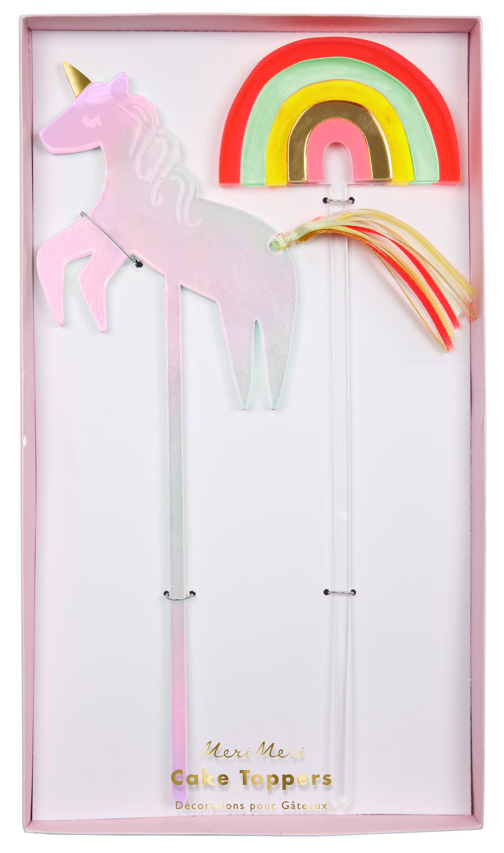 Unicorn & Rainbow Cake Topper