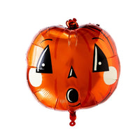 Large orange vintage Mylar jack o’lantern balloon. 