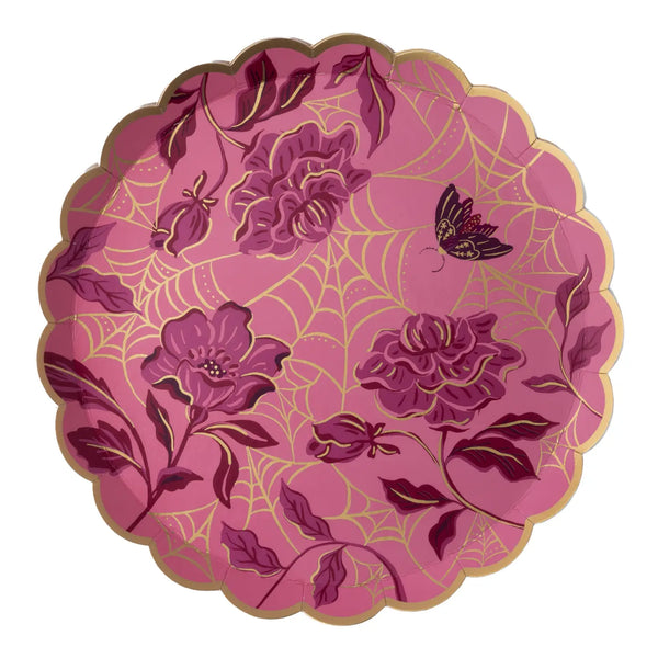 Vamp Romantic Spider Web Plates - Small