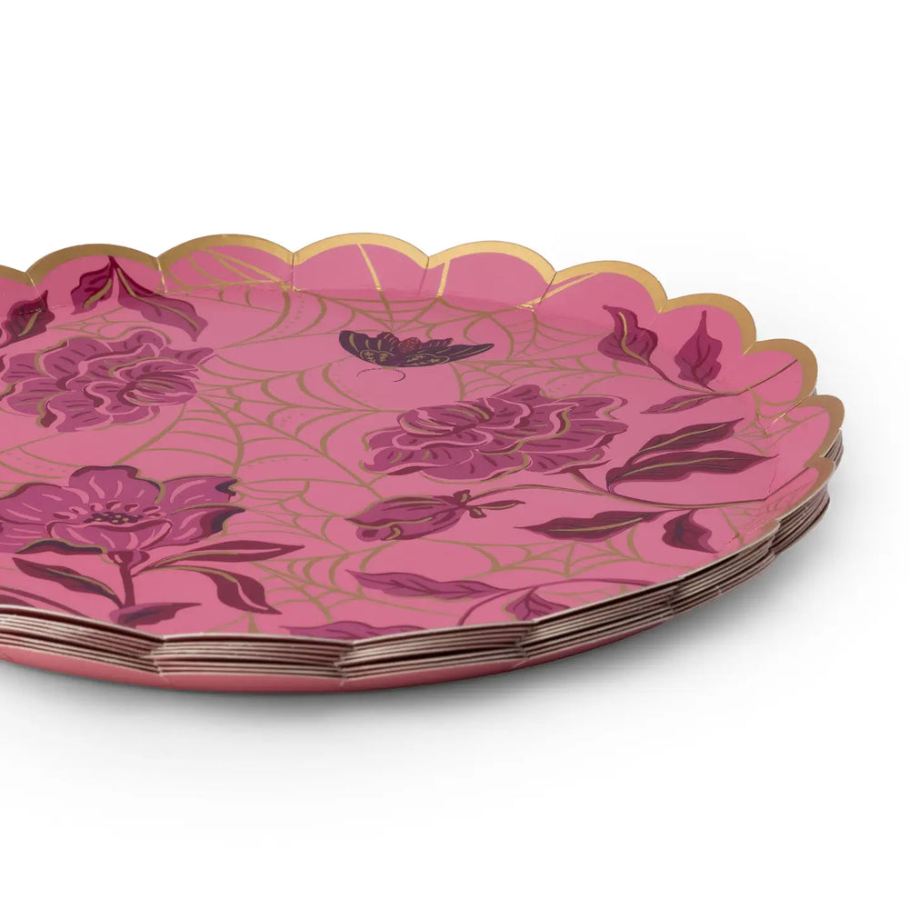 Vamp Romantic Spider Web Plates - Small