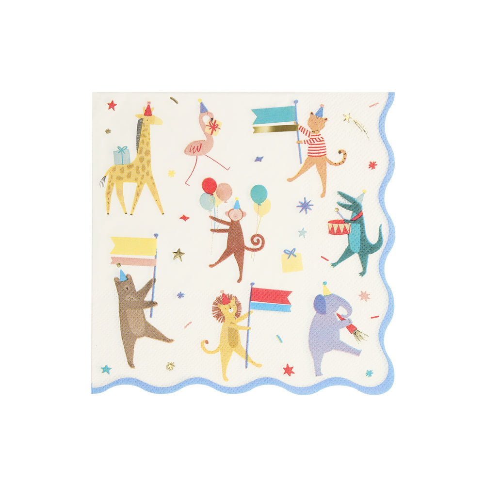 Animal Parade Napkins