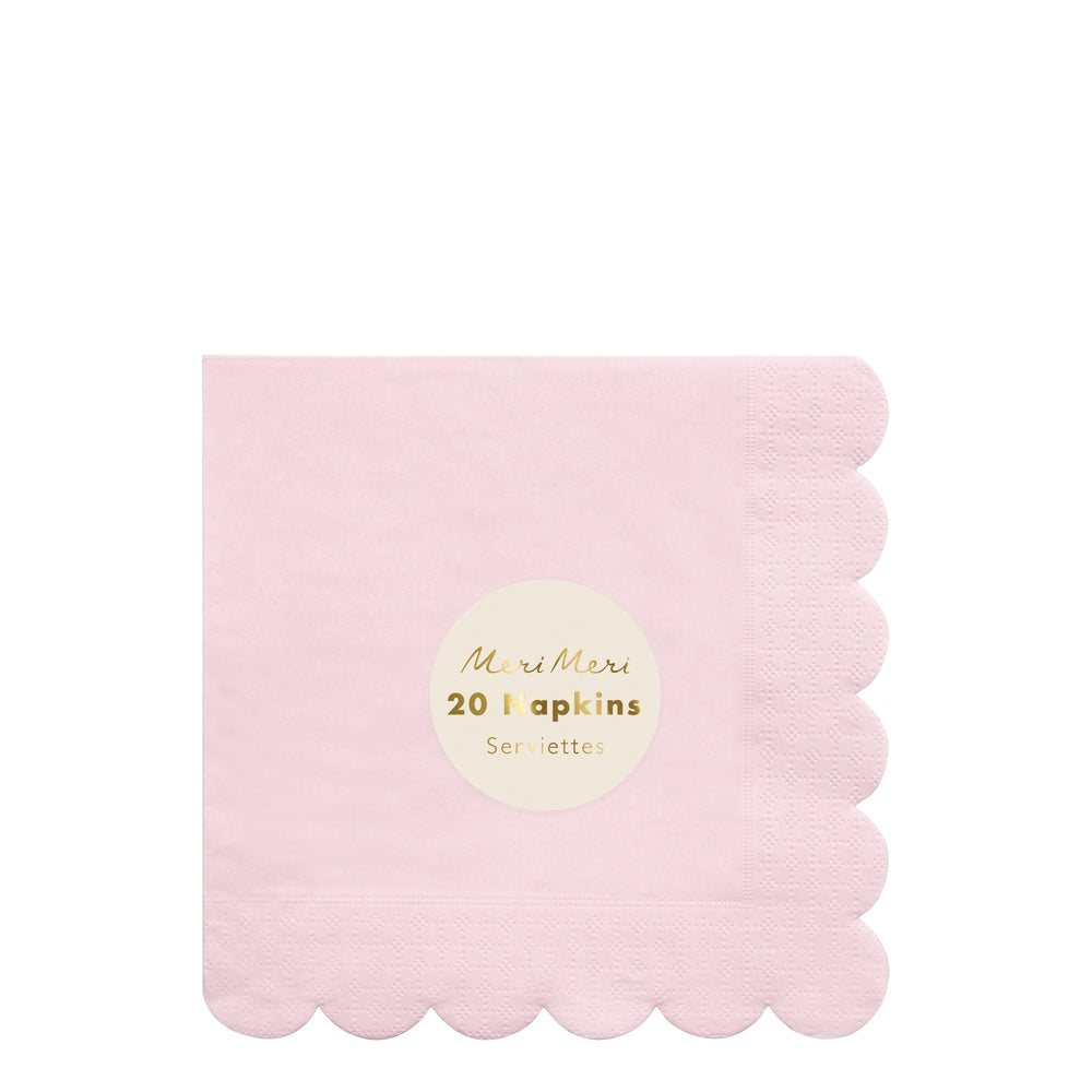 Soft Pink Eco Napkins - Large