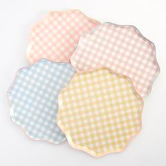 Gingham Plate - Large