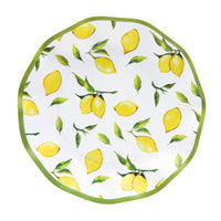 Lemon Print Plate - Salad Plate