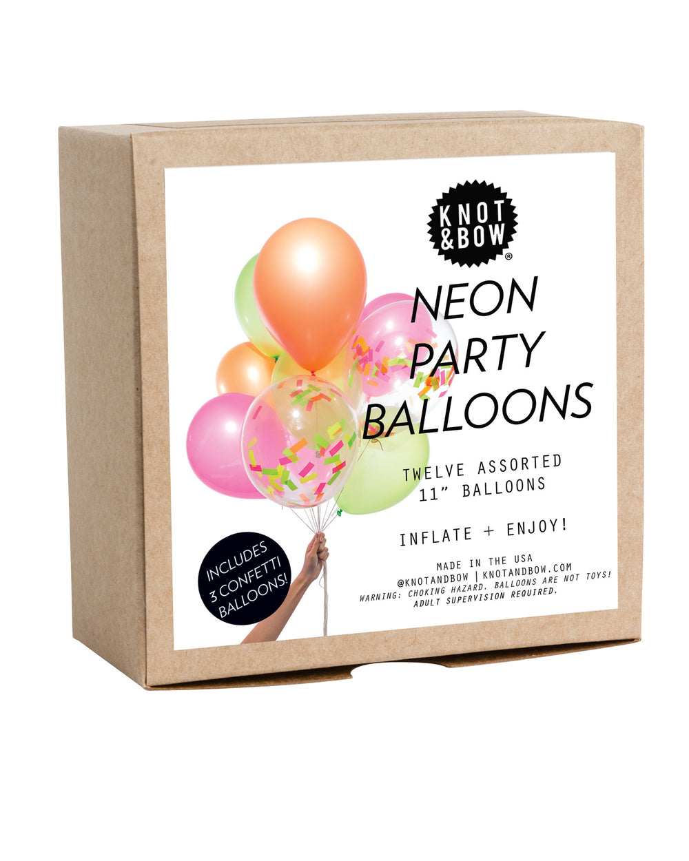 Neon Party Balloon Kit