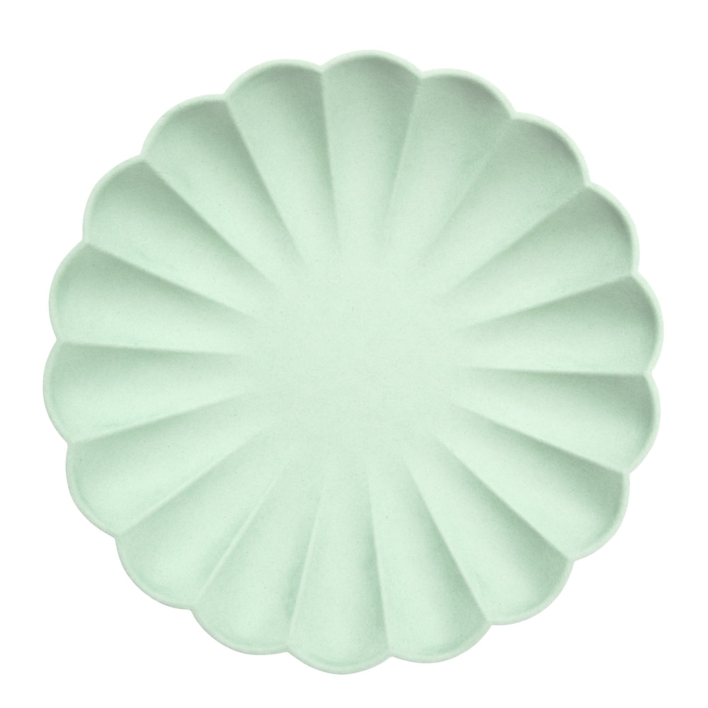 Pale Mint Simply ECO Plates - Large