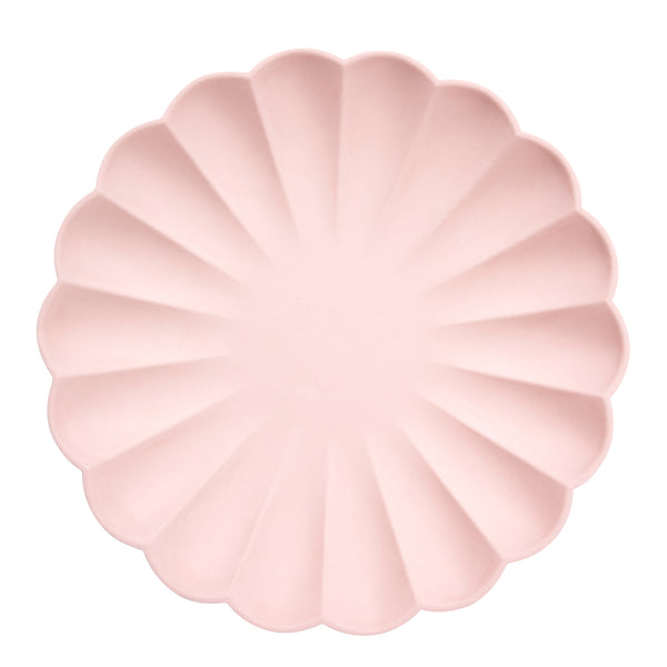Soft Pink Simply ECO Plates - Large
