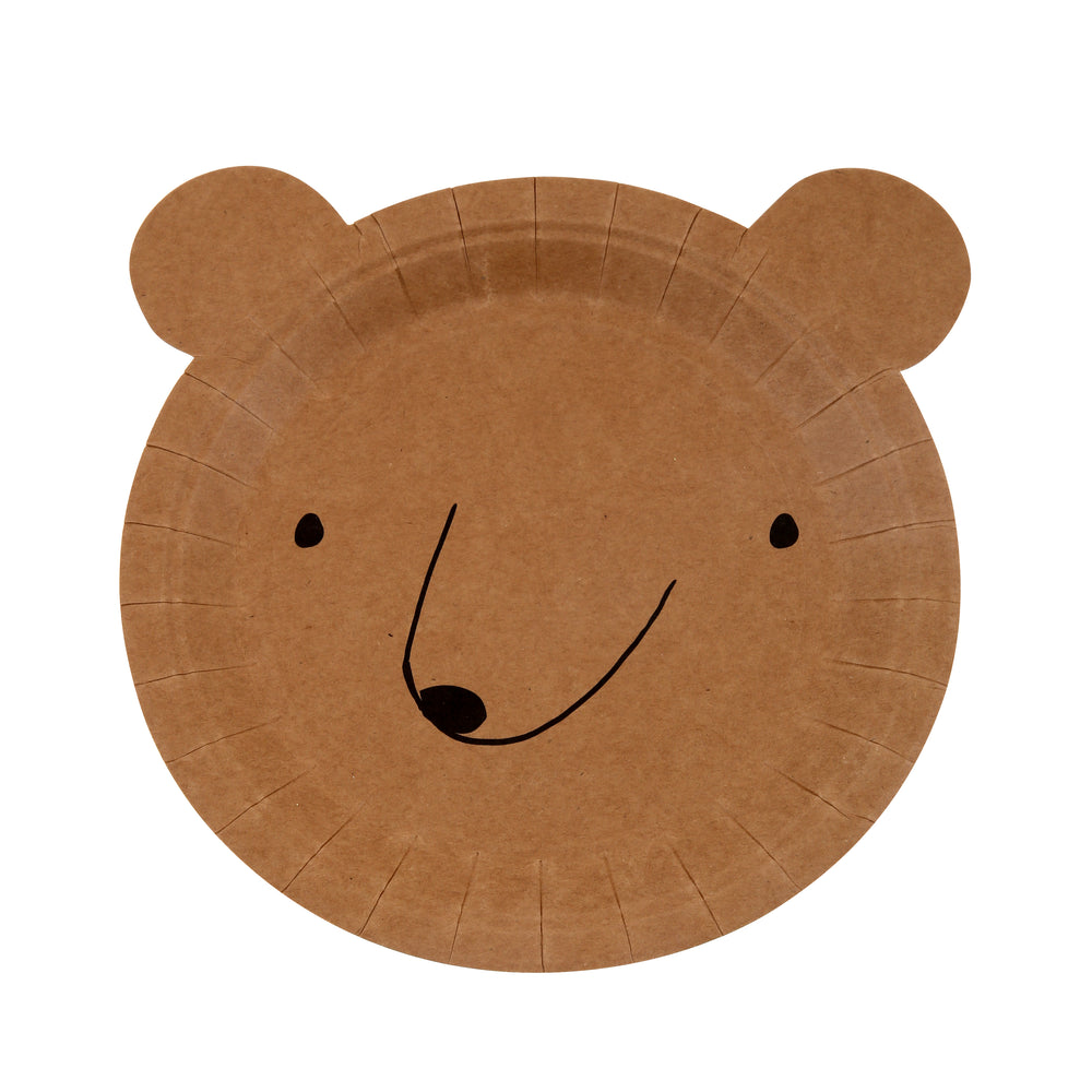 Adorable bear plates by Meri Meri 