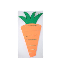 sixteen carrot paper party napkins perfect for spring and easter celebrations