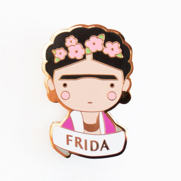 Frida enamel brooch accessory is a perfect gift or party favor