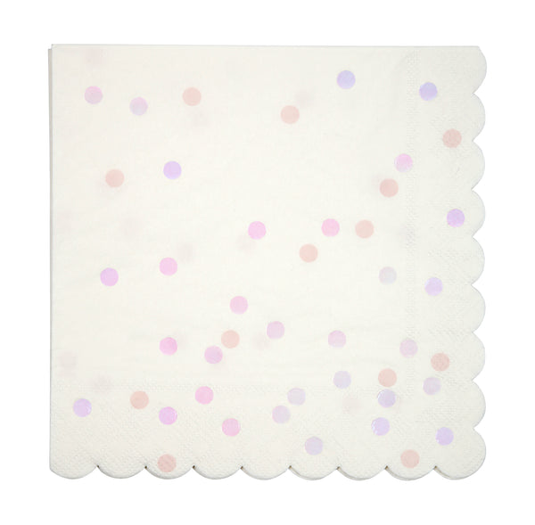 Iridescent Spot Napkins - Large