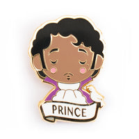 Prince enamel brooch from Sketch Inc is the perfect accessory, gift or party favor.