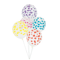 Multicolor Polka Dot Balloons