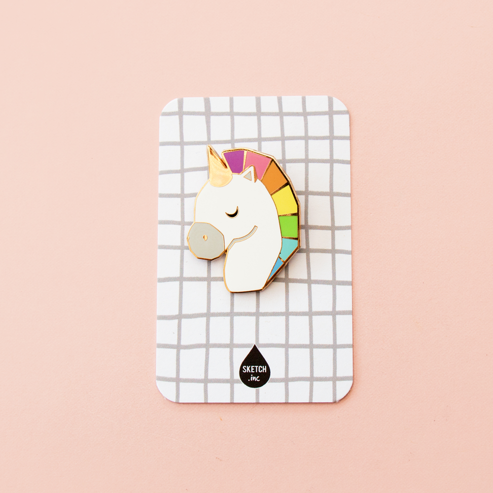 Unicorn Rainbow Pin