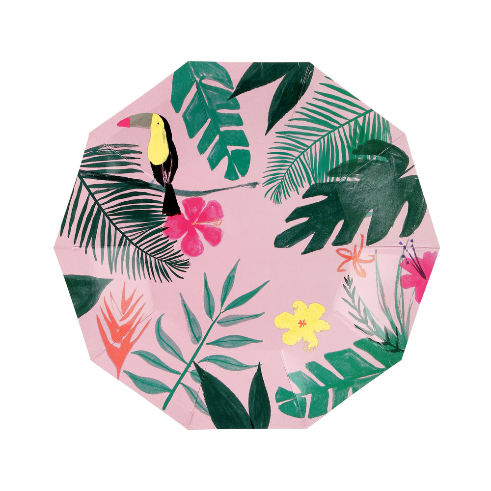 Tropical Print Plate - Small
